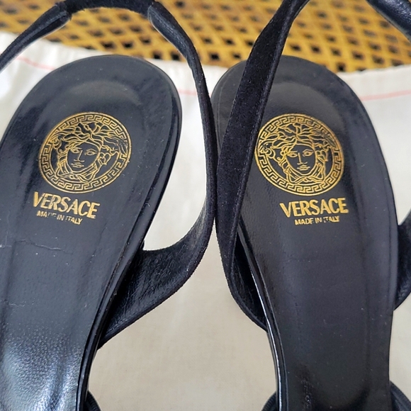 Versace Pointed Toe Mules - Picture 7 of 8